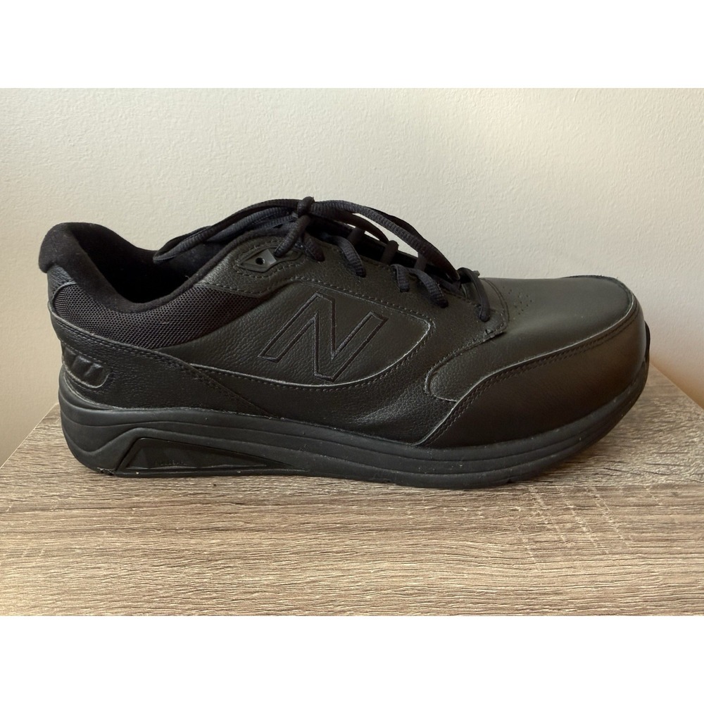 New Balance 928 MW928BK3 Men's 11.5 4E Black Leather Walking Shoes Extra Wide